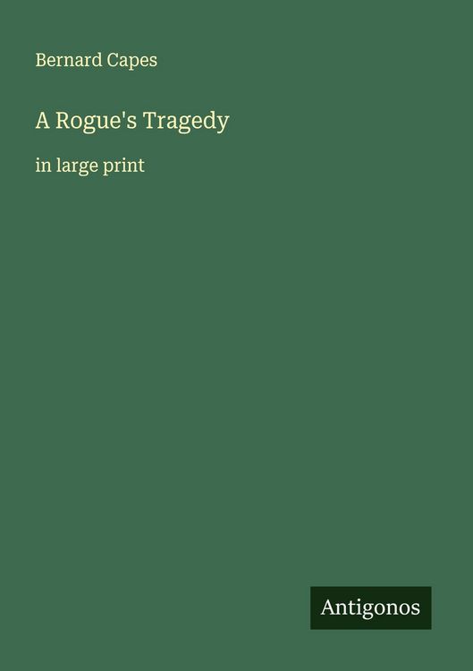 Produktbild: A Rogue's Tragedy