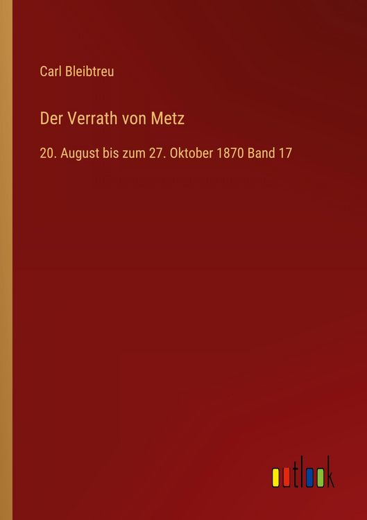Produktbild: Der Verrath von Metz