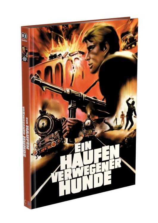 Produktbild: EIN HAUFEN VERWEGENER HUNDE (The Inglorious Bastards) - 2-Disc Mediabook - Cover D - Limited 250 Edition - Uncut -  Remastered 2K  (Blu-ray) (+ DVD)