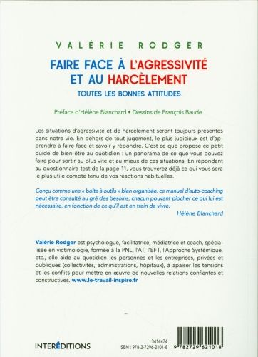 Produktbild: Faire face &agrave; l'agressivit&eacute; et au harc&egrave;lement