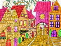 Produktbild: CALVENDO Puzzle Bunte Altstadt 1000 Teile Lege-Gr&ouml;&szlig;e 640 x 480 cm Foto-Puzzle Bild von None Sarnade