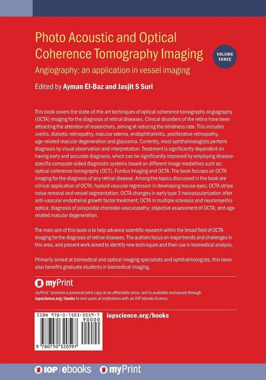 Produktbild: Photo Acoustic and Optical Coherence Tomography Imaging, Volume 3