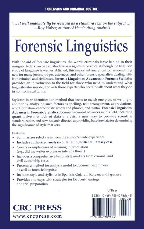 Produktbild: Forensic Linguistics