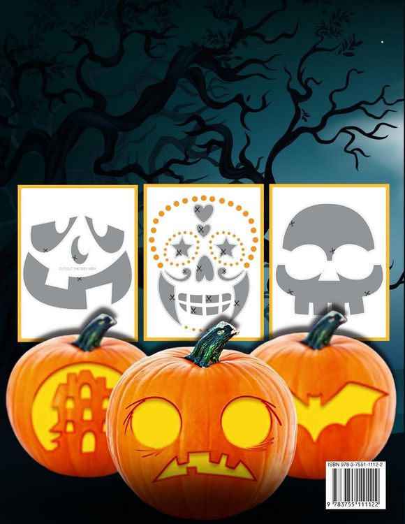 Produktbild: Halloween Pumpkin Carving Stencils