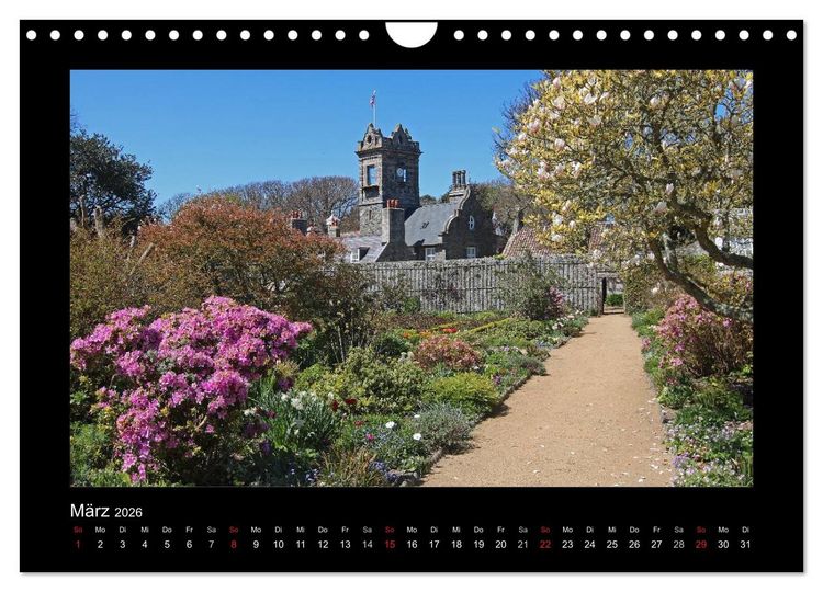 Produktbild: Kanalinseln 2026 (Wandkalender 2026 DIN A4 quer), CALVENDO Monatskalender