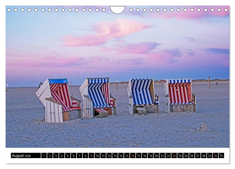 Produktbild: Tr&auml;umende Bilder - Die Nordseehalbinsel Eiderstedt (Wandkalender 2026 DIN A4 quer), CALVENDO Monatskalender