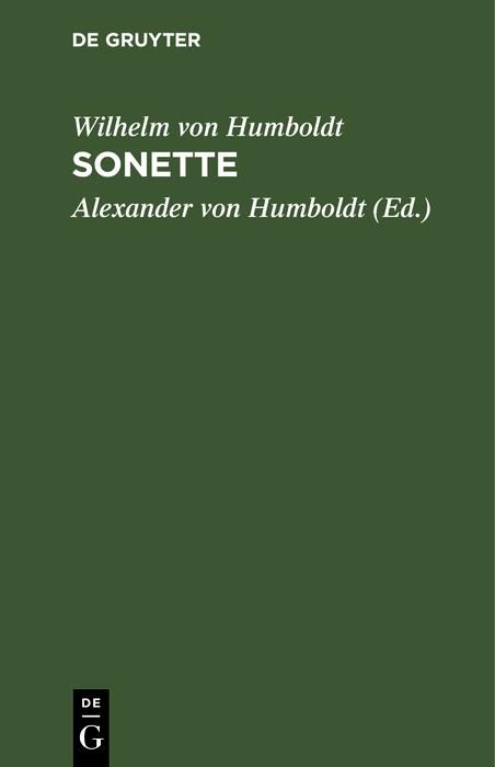 Produktbild: Sonette