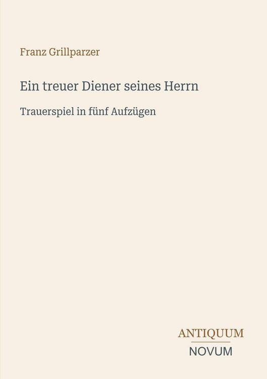 Produktbild: Ein treuer Diener seines Herrn