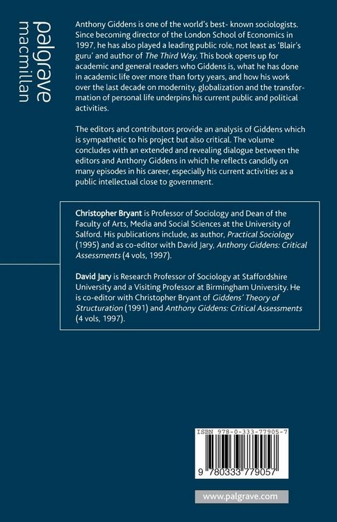Produktbild: The Contemporary Giddens