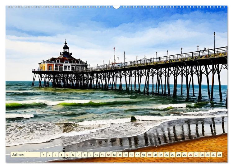 Produktbild: Zauberhafte Niederlande (hochwertiger Premium Wandkalender 2026 DIN A2 quer), Kunstdruck in Hochglanz