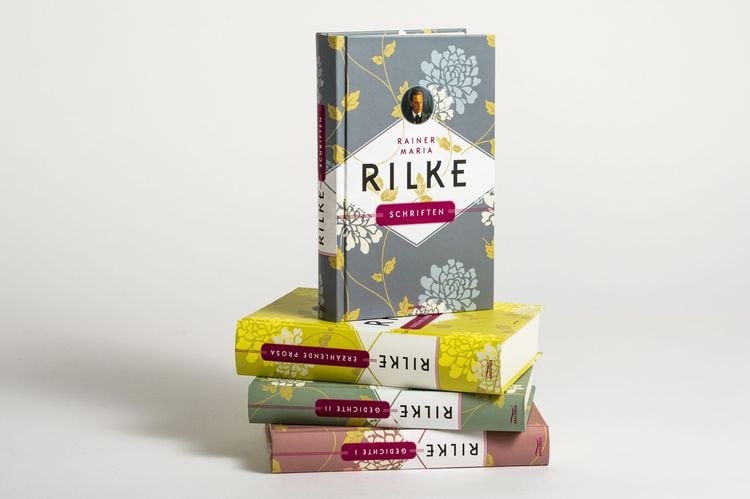 Produktbild: Rainer Maria Rilke, Werke in vier B&auml;nden (Gedichte I - Gedichte II - Erz&auml;hlende Prosa - Schriften) (4 B&auml;nde im Schuber)