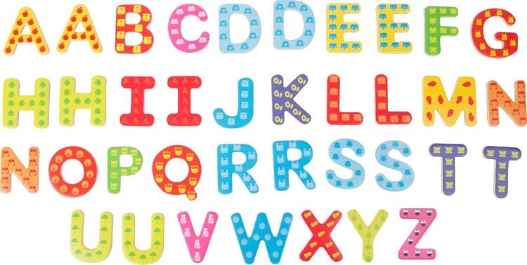 Produktbild: Bunte Magnetbuchstaben