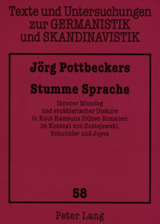 Produktbild: Stumme Sprache