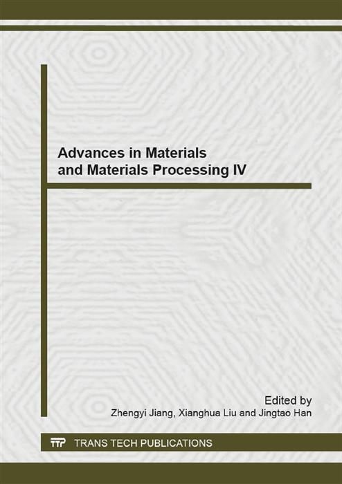Produktbild: Advances in Materials and Materials Processing IV