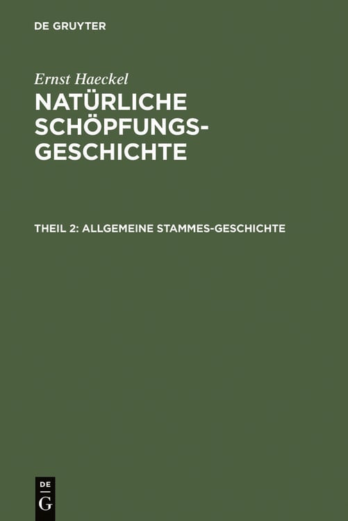 Produktbild: Allgemeine Stammes-Geschichte