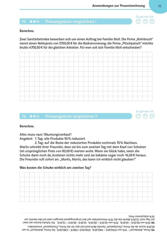 Mathe üben bis es sitzt 7./8. Klasse