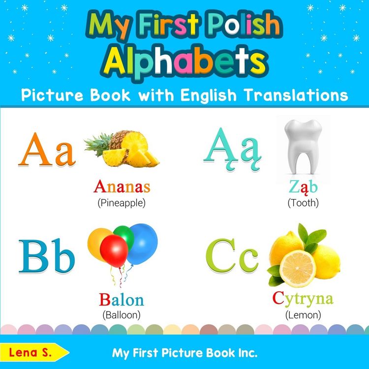 Produktbild: My First Polish Alphabets Picture Book with English Translations
