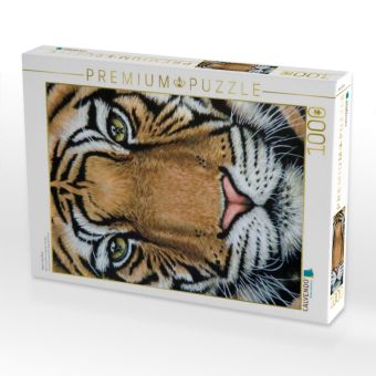 Produktbild: CALVENDO Puzzle Tiger's Last Roar | 1000 Teile Lege-Gr&ouml;&szlig;e 64x48cm Foto-Puzzle f&uuml;r gl&uuml;ckliche Stunden