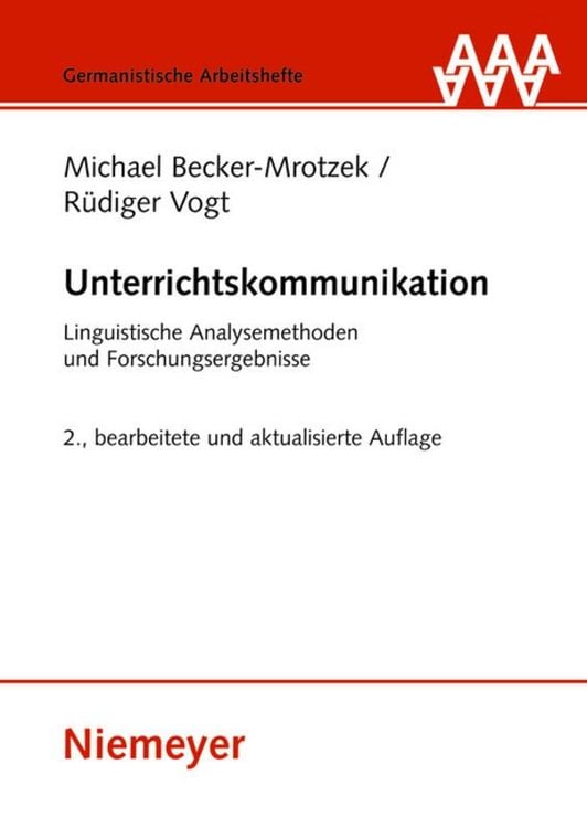 Produktbild: Unterrichtskommunikation