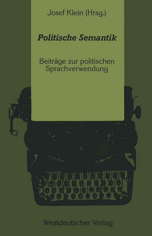 Produktbild: Politische Semantik