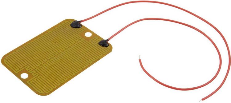 Produktbild: TRU COMPONENTS Polyamid Heizfolie 12 V/DC 2W (L x B) 70mm x 50mm