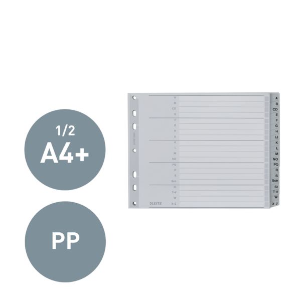 Produktbild: Leitz Register A-Z, Plastik