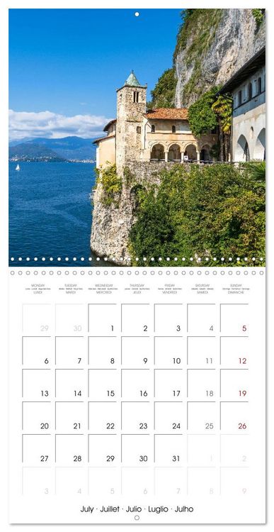 Produktbild: Lake Maggiore - Italian Dreams (Wall Calendar 2026 12 &times; 12 Inch) CALVENDO 12 Month Wall Calendar