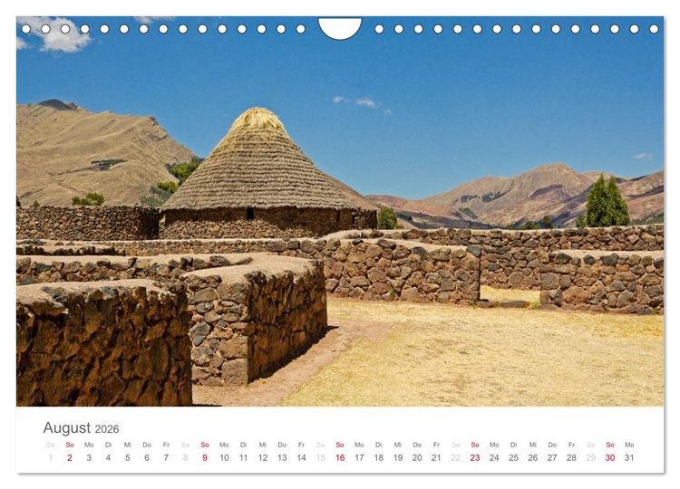 Produktbild: Peru - Perle der Anden (Wandkalender 2026 DIN A4 quer), CALVENDO Monatskalender
