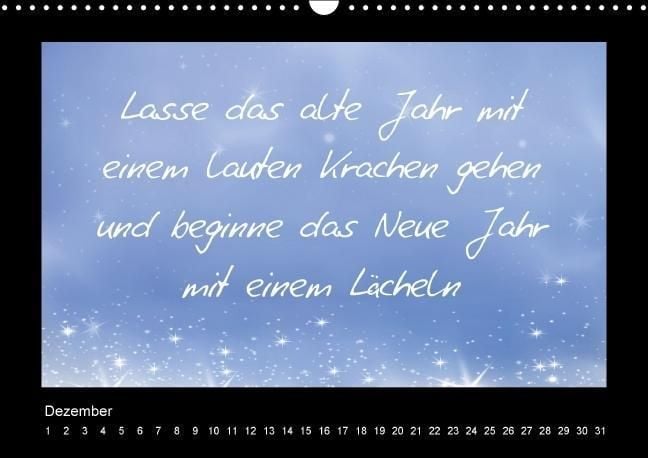 Produktbild: Monatsspr&uuml;che (Wandkalender immerw&auml;hrend DIN A3 quer)