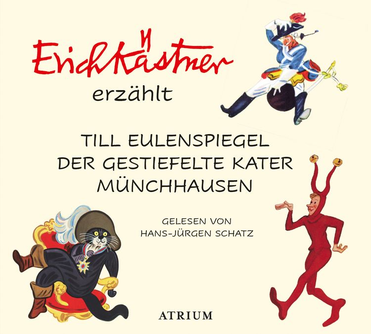 Produktbild: Erich Kästner erzählt: Till Eulenspiegel, Der gestiefelte Kater, Münchhausen