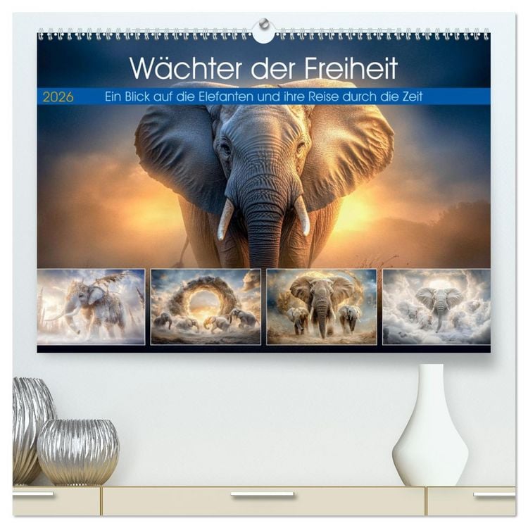 Produktbild: W&auml;chter der Freiheit (hochwertiger Premium Wandkalender 2026 DIN A2 quer), Kunstdruck in Hochglanz