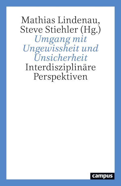 Produktbild: Umgang mit Ungewissheit und Unsicherheit