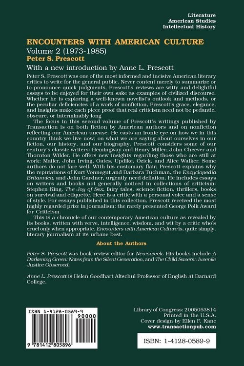 Produktbild: Encounters with American Culture