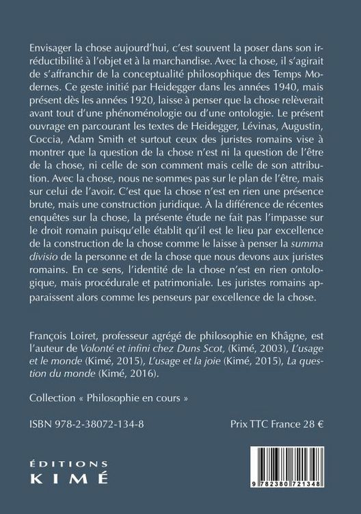 Produktbild: La chose