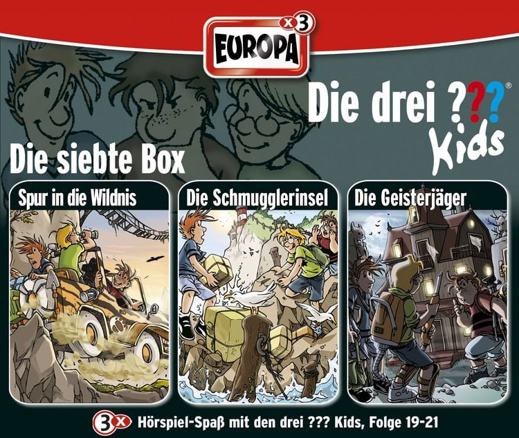 Produktbild: Die drei ??? Kids. 3er Box Folgen 19 - 21 (drei Fragezeichen) 3 CDs