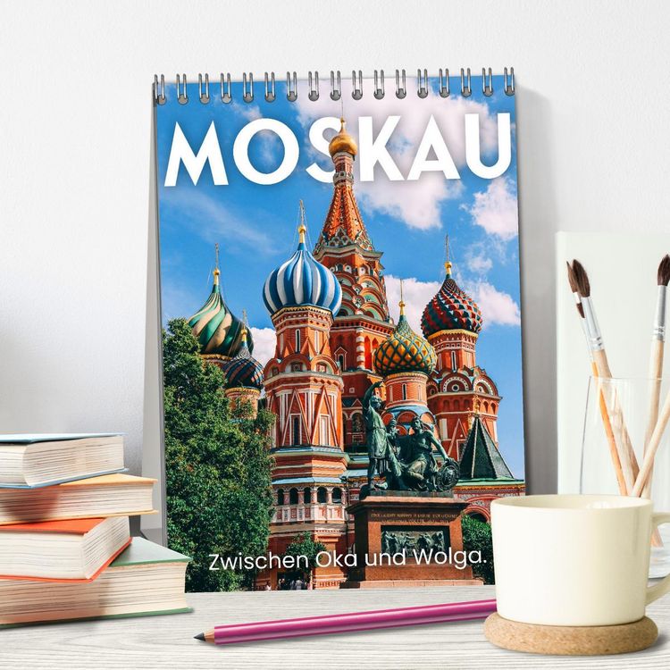 Produktbild: Moskau - Zwischen Oka und Wolga. (Tischkalender 2026 DIN A5 hoch), CALVENDO Monatskalender