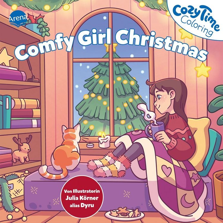 Produktbild: Cozy Time Coloring. Comfy Girl Christmas