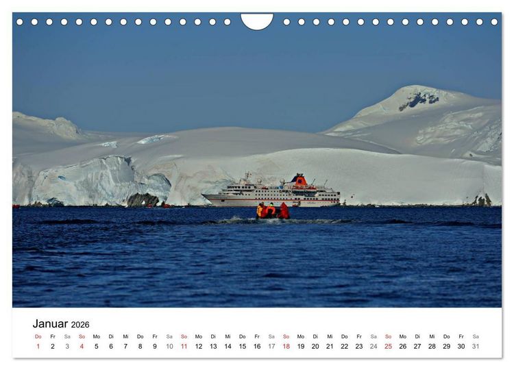 Produktbild: Expeditions-Kreuzfahrten MS BREMEN und MS HANSEATIC (Wandkalender 2026 DIN A4 quer), CALVENDO Monatskalender