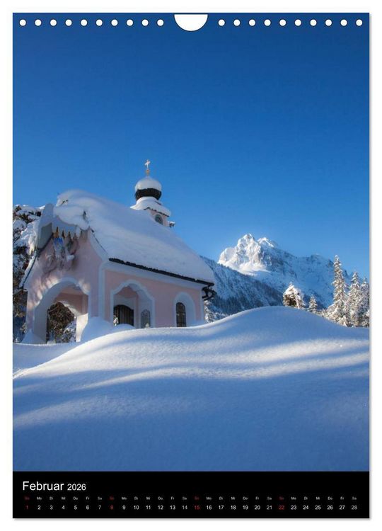 Produktbild: Bergblicke - Mittenwald (Wandkalender 2026 DIN A4 hoch), CALVENDO Monatskalender