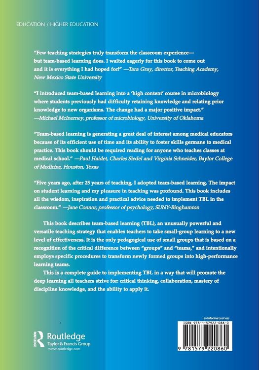 Produktbild: Team-Based Learning