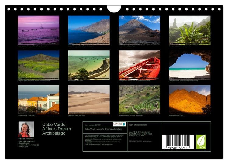 Produktbild: Cabo Verde - Africa's Dream Archipelago (Wall Calendar 2026 DIN A4 landscape), CALVENDO 12 Month Wall Calendar