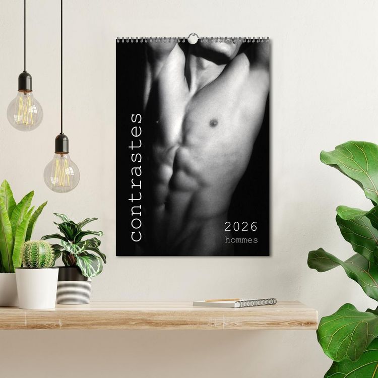Produktbild: contrastes hommes (Calendrier mural 2026 DIN A3 horizontal), CALVENDO calendrier mensuel