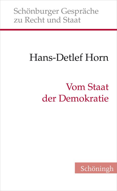 Produktbild: Vom Staat der Demokratie