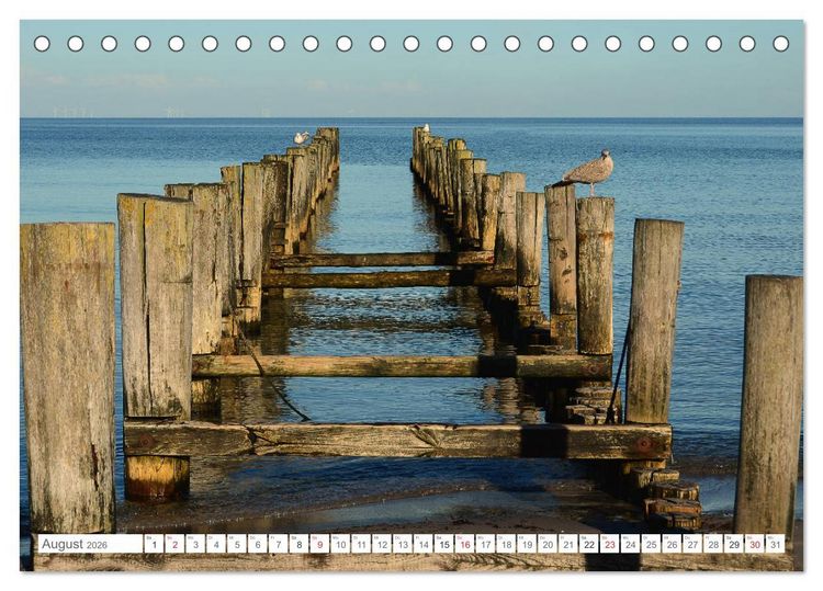 Produktbild: Faszination Fischland-Dar&szlig;-Zingst (Tischkalender 2026 DIN A5 quer), CALVENDO Monatskalender