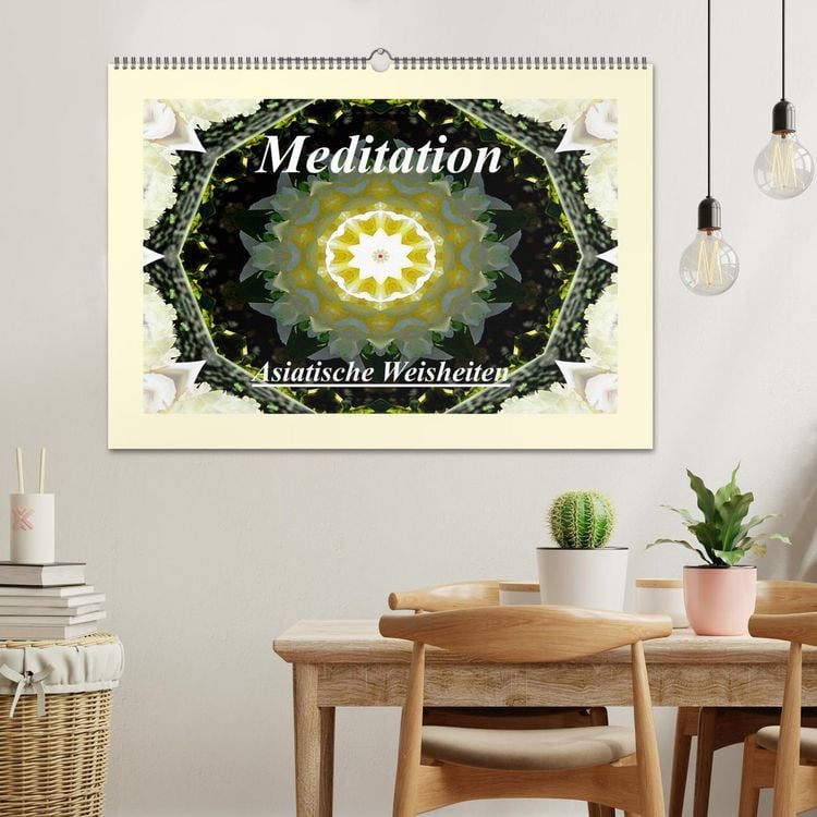 Produktbild: Meditation - Asiatische Weisheiten (Wandkalender 2026 DIN A2 quer), CALVENDO Monatskalender