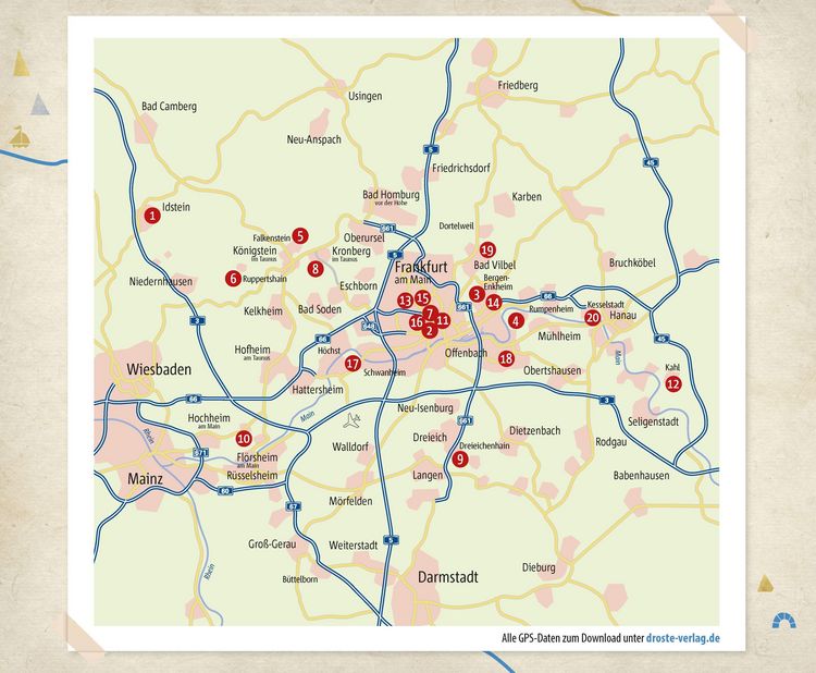 Produktbild: In und um Frankfurt. Wandern f&uuml;r die Seele