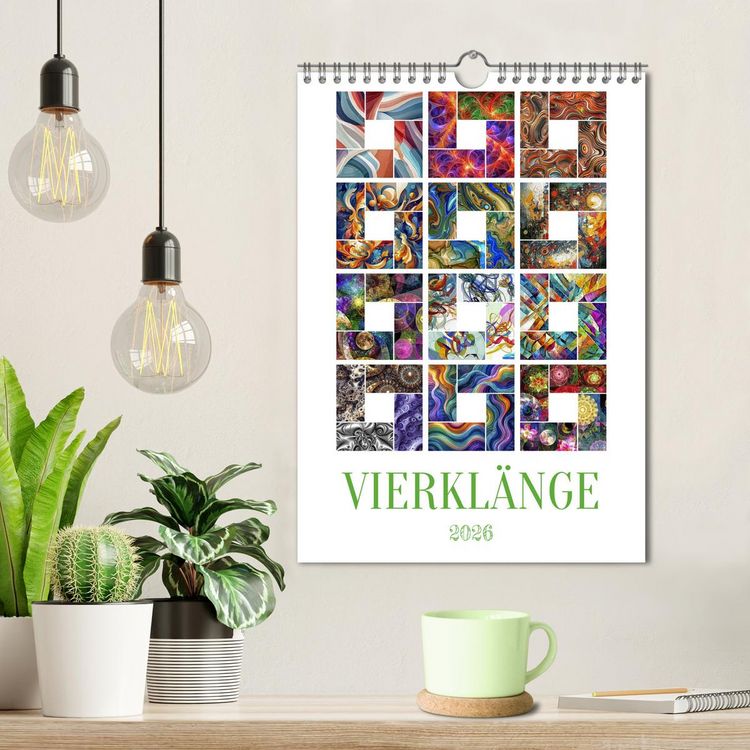 Produktbild: Vierkl&auml;nge (Wandkalender 2026 DIN A4 hoch), CALVENDO Monatskalender