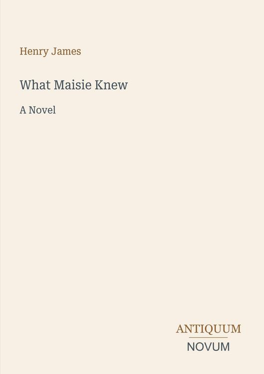 Produktbild: What Maisie Knew