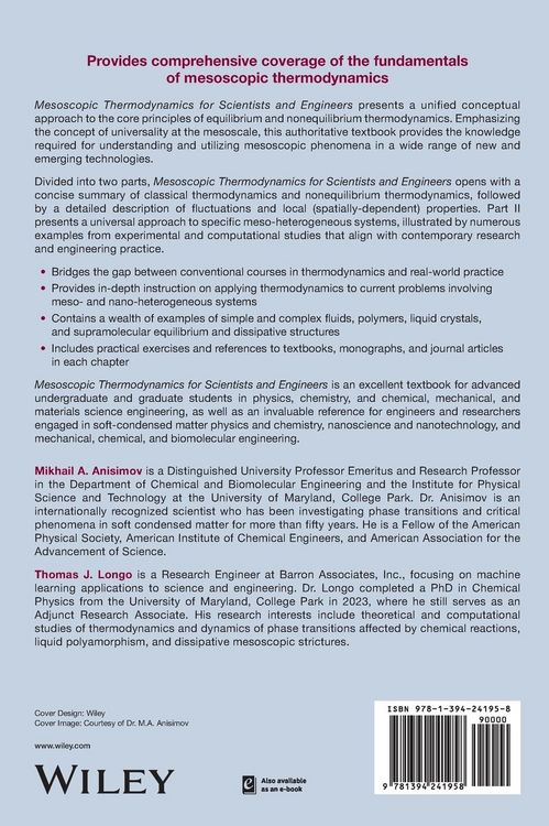 Produktbild: Mesoscopic Thermodynamics for Scientists and Engineers