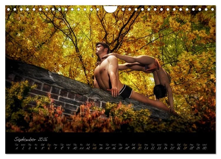 Produktbild: Yoga Couples - Harmony and Passion (Wall Calendar 2026 DIN A4 landscape), CALVENDO 12 Month Wall Calendar